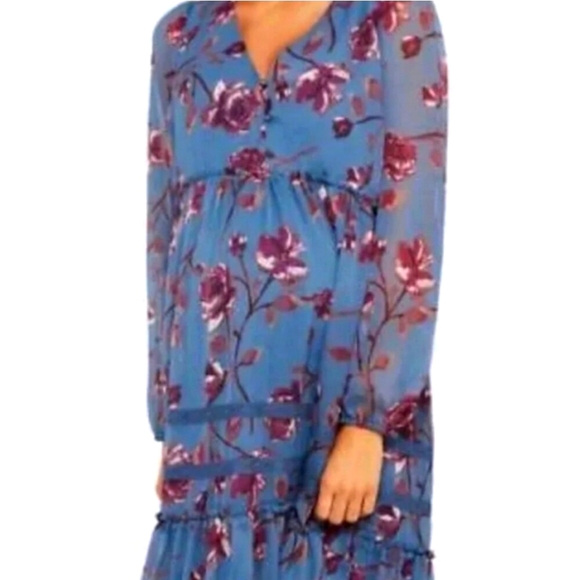 Jessica Simpson Floral Long Sleeve Dress - Picture 2 of 3